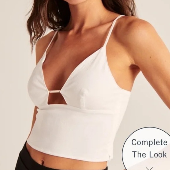 🧡NWT Abercrombie Slim Hardware Cutout Top🧡 - Picture 4 of 6